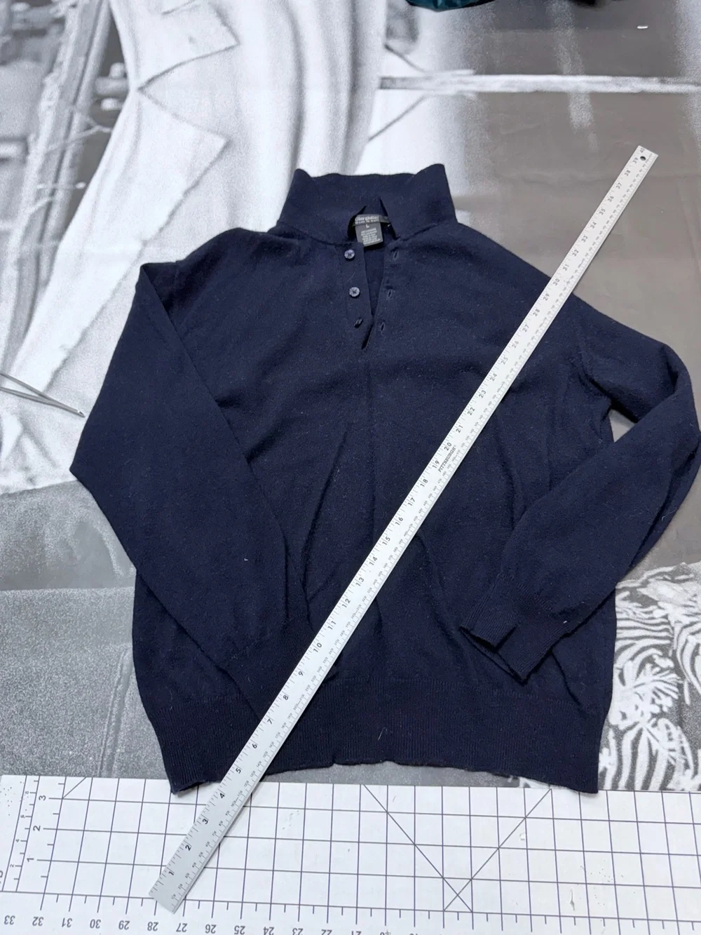 Giorgiolini Made In Italy 100% Cashmere Mens sz Large Sweater A53